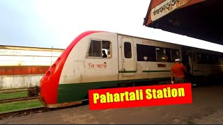 A journey by train 🚂 Pahartali Railway Station to Chittagong Railway Station [upl. by Llednar696]