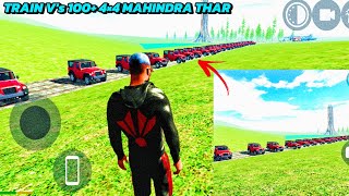 INDIAN BIKE DRIVING 3DTRAIN VS 4×4 THARCHALLENGE100THARDRIVING 3DALLMOSTGAME20243dgaming👍 [upl. by Holder228]