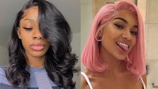 LACE FRONT WIG INSTALLATIONS COMPILATION 2020 [upl. by Yellat]