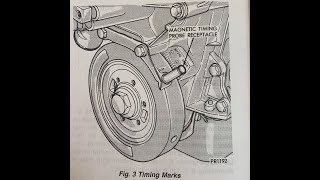 Dodge Ram Van B250 How to set Ignition Timing on TBI engines without DIAGNOSTIC SYSTEM DRB II DRB 2 [upl. by Airret436]