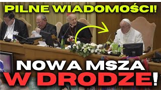 PAPIEŻ FRANCISZEK zszokował WIERNYCH dokumentem przewidującym NOWĄ MSZĘ [upl. by Mosra]