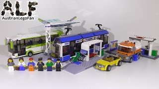 Lego City 8404 Public Transport Station  Lego Speed Build Review [upl. by Raimund829]