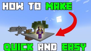 GUIDE  How to make a Skyblock World in JAVA Minecraft 120 NO mods NO downloads QUICK and EASY [upl. by Amlev]