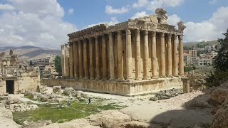 Baalbek Lebanon  Temple Complex  Roman Ruins  Temples Bacchus amp Jupiter  UNESCO World Heritage [upl. by Siloum]