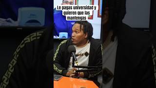 Hay que pagarle la carrera para ser mantenida podcast alofoker rd humor viralvideo [upl. by Sarette]