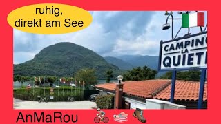 🇮🇹 Lago Maggiore Verbania Camping La Quiete am MergozzoSee mit Drohnenflug Italien [upl. by Reeher473]