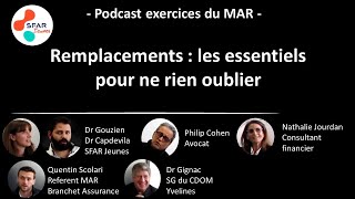 Podcast 2  Remplacements les essentiels pour ne rien oublier  SFAR [upl. by Aiken]