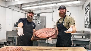 How to make Venison Bratwurst at Home  Deluxe Pizza amp Tailgater Brat Recipes  The Bearded Butchers [upl. by Gibb234]