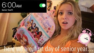 GRWM FOR MY LAST FIRST DAY OF HIGH SCHOOL SENIOR YEAR HIGH SCHOOL VLOG Rachel Renee [upl. by Yenroc]