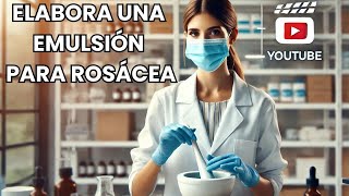 Incorporación de metronidazol e ivermectina en una emulsión para rosácea [upl. by Dwight]