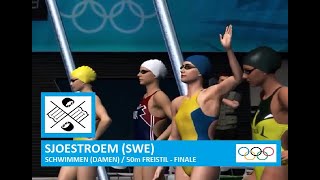 🏅 SCHWIMMEN  50m Freistil  Finale Damen  OLYMPIA 2024 [upl. by Thaine]