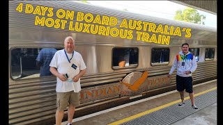 Indian Pacific Train  Luxurious Travel Across Australia [upl. by Ettesus]