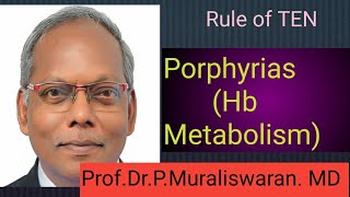 PorphyriasHeme MetsbolismMuralis Simplified Biochemistry [upl. by Aissert]