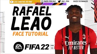 Rafael Leão FACE FIFA 22  TUTORIAL  STATS  CAREER MODE  MODO CARREIRA MILAN [upl. by Lettig850]