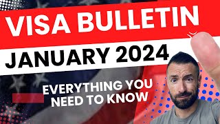 Good News January 2024 Visa Bulletin Explained [upl. by Ahsed]