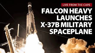 Watch live SpaceX Falcon Heavy launches secretive X37B military spaceplane [upl. by Feil]