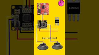 blutooth speaker circuit connection shorts [upl. by Yeslrahc]