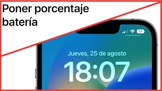 ¿Cómo poner el porcentaje de batería en iPhone🔋 ¡Ahora disponible para todos los iPhone ⚠️ [upl. by Aical538]