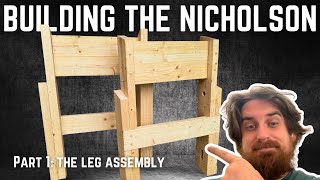 Building a Nicholson Workbench from 5 x 2s  Part 1 [upl. by Dyol]