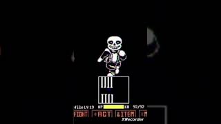 sans boss fight gameplay [upl. by Gassman]