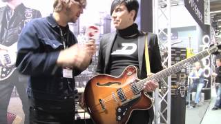 Musikmesse 12  Duesenberg Guitars Fullerton Hollowbody TV Custom and Caribou Demos [upl. by Iadahs816]