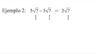 radicales suma y resta [upl. by Ecneps]