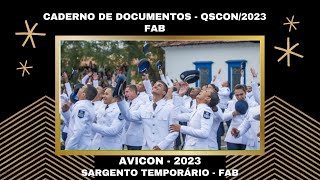 🔥SARGENTO Temporário da AERONÁUTICA – QSCon 2023  ENTREGA DE DOCUMENTOS FABAVICON  DICAS [upl. by Ahsatniuq]