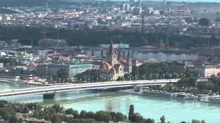 AUSTRIA  Vienna  Danube Tower [upl. by Teraj]