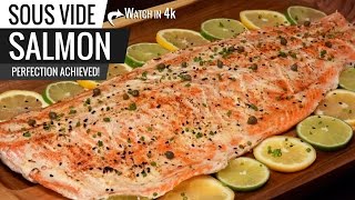 Sous Vide Salmon Perfection  How to cook the BEST SALMON ever [upl. by Sharl]