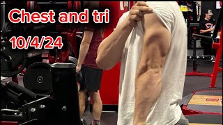 Chest and tri PR ATTEMPT [upl. by Adnaram]