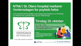 Snapkjapt 2021 Markering av Verdensdagen for psykisk helse ved NTNU og St Olavs Hospital [upl. by Erleena]