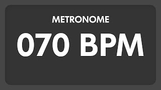 70 BPM  Metronome [upl. by Azal]