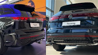 NEW Volkswagen TIGUAN 2024 vs NEW Volkswagen TOUAREG 2024  Exterior comparison [upl. by Assirol]