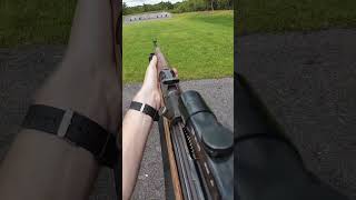 WWII German Gewehr 43 w ZF4 Optic POV firing [upl. by Kenweigh734]