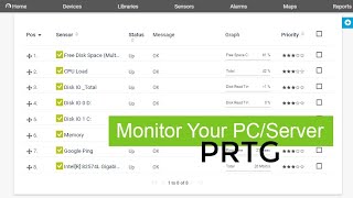 How to monitor PCServer with PRTG [upl. by Anahsirk]