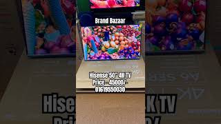 Hisense TV 50 inch 50A6F3 4K Google TV Price in Bangladesh  Brand Bazaar [upl. by Harday]