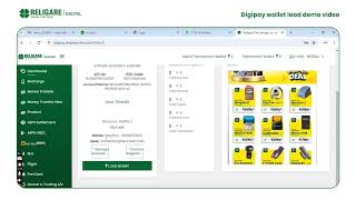 Digipay Wallet Load  Demo Video  Religare Digital [upl. by Schlessel]