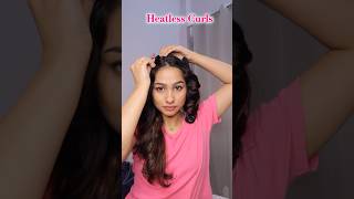 Heatless Curls With SOCKS 🧦 shortsfeed ashortaday hack [upl. by Ezitram]