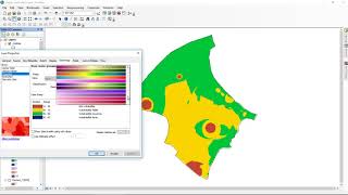 GALDIT Calcul de l’indice de vulnérabilité totale et obtention de la carte finale sous ARCGIS [upl. by Suirrad968]