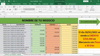 🤑 Como llevar la contabilidad de un Negocio Pequeño  EXCEL Y CONTABILIDAD PARA EMPRENDEDORES [upl. by Avaria]