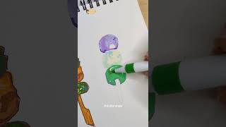 Dango tutorial with acrylic marker duduranpa markers acrylicmarker [upl. by Ferguson]