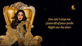 Nora Fatehi lm bossy Lyrics  Bitch lm bossy Nora Fatehi LyricsThreesisters114 [upl. by Loise]