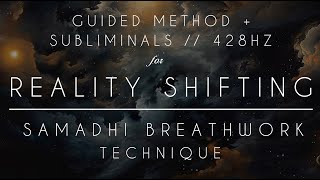 Guided Reality Shifting Method Aphantasia friendly  Guided Breathwork Journey  Subliminals 432Hz [upl. by Feodora]