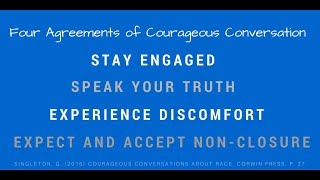 The Four Agreements of Courageous Conversations [upl. by Aikas298]