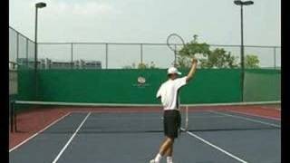 Tennis Serve Acceleration Tip [upl. by Lanor]