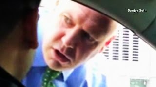 NYPD Cop Yells at Uber Car Driver [upl. by Eelyrehc]