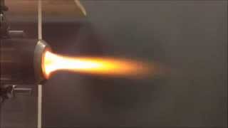 Mesoscale Hybrid Rocket Aerospike Nozzle Test 8 [upl. by Yalonda416]