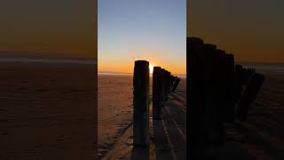 Golden Hour at Berrow Beach 🌅  Mesmerizing Somerset Sunset [upl. by Vigen]