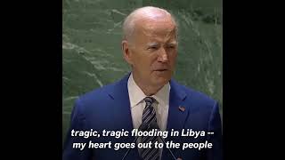 Biden Sounds Alarm Of Existential Climate Change Threat At UN [upl. by Katzir]