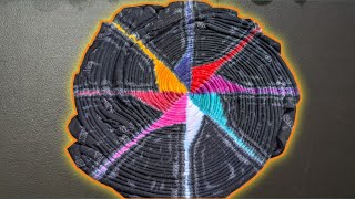 COLORFUL PINWHEEL Spiral Tie Dye by Meo Faustino [upl. by Atwahs]